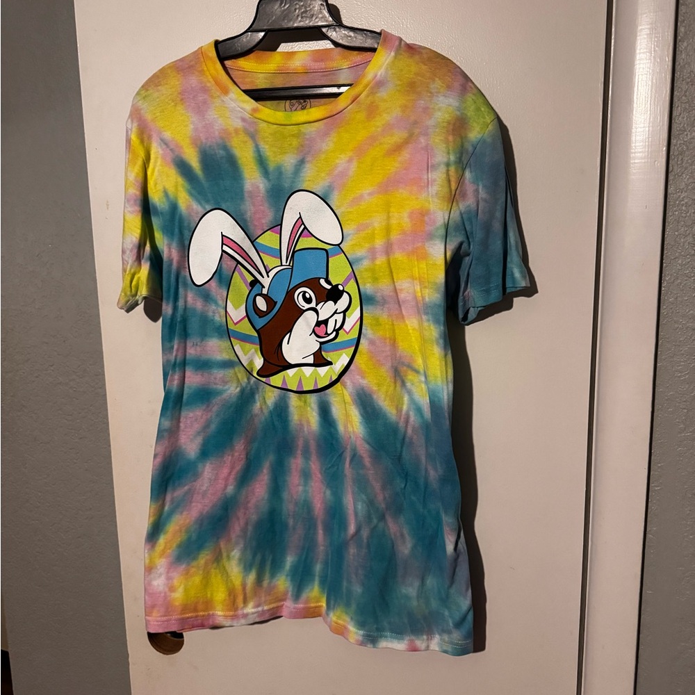 Tie-Dye Bunny Graphic Tee - Multicolor
